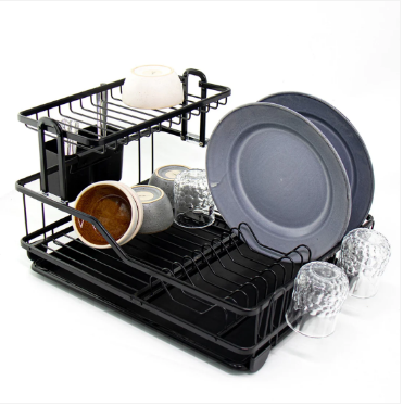 Durane Alu Dish Drainer Rack Black