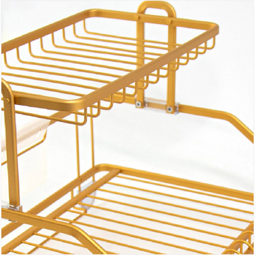 Durane Alu Dish Drainer Rack Copper Yellow