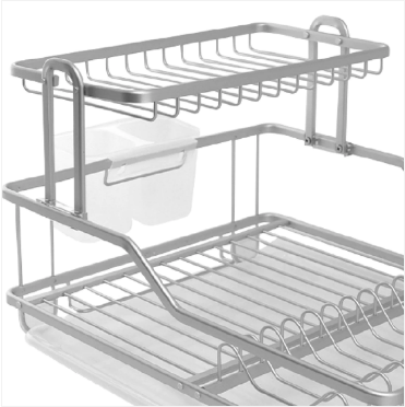 Durane Alu Dish Drainer Rack Silver