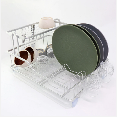 Durane Alu Dish Drainer Rack Silver