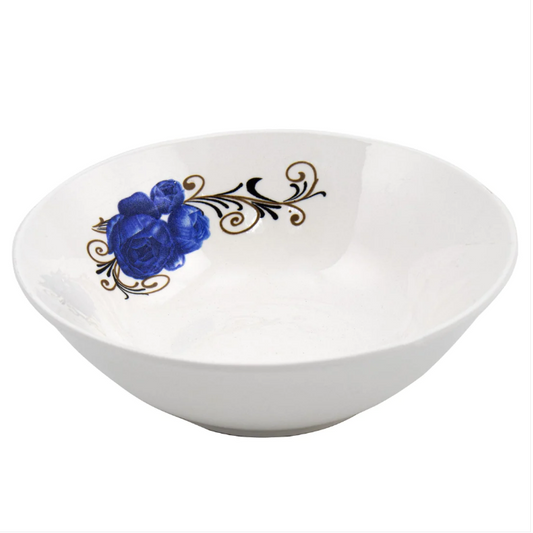Durane Ceramic Cereal Bowl Blue Rose 400ml 15 x 15 cm