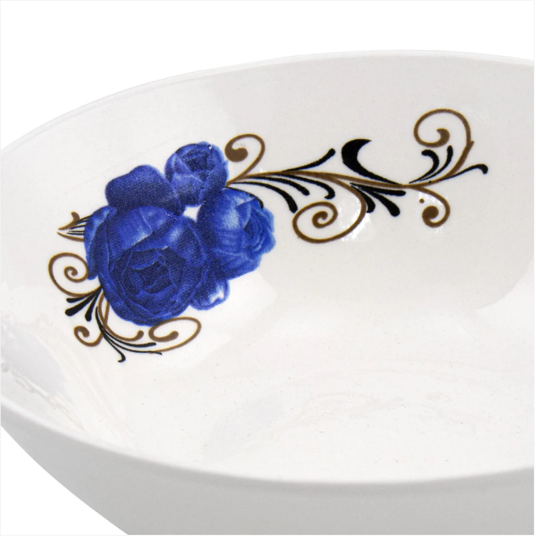Durane Ceramic Cereal Bowl Blue Rose 400ml 15 x 15 cm