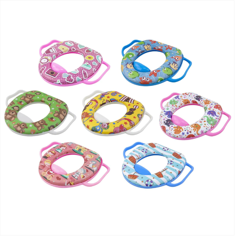 Durane Cushioned Baby Toilet Seat w Handles
