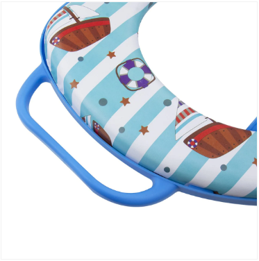 Durane Cushioned Baby Toilet Seat w Handles