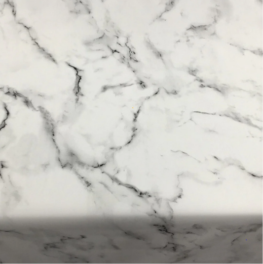 Durane Plastic Table Cover Roll White Black Marble Design 1.37x20m