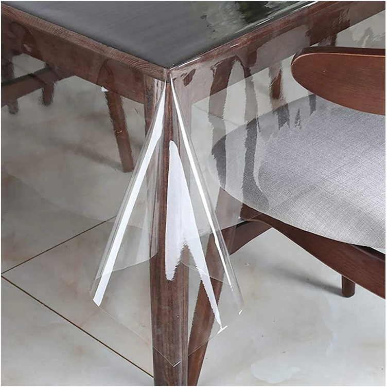 Durane Transparent Clear Plastic Table Cover Roll 50m 1.37x50m