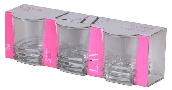 ELEGAN Whisky Glass Set Of 3 315cc