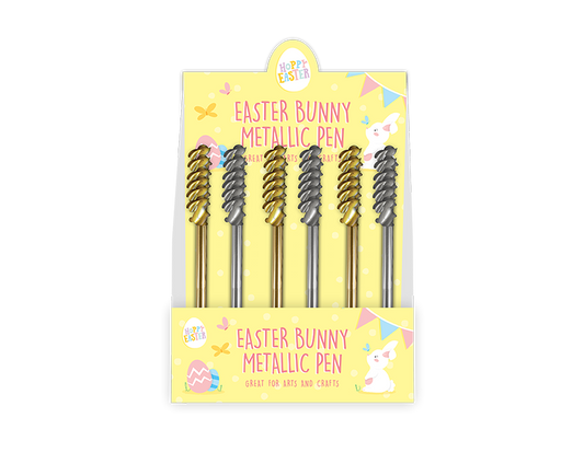 Easter Bunny Metallic Pen PDQ