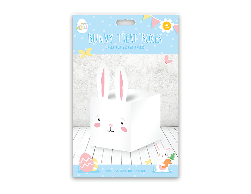 Easter Bunny Paper Box 4 Pack