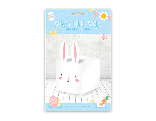 Easter Bunny Paper Box 4 Pack