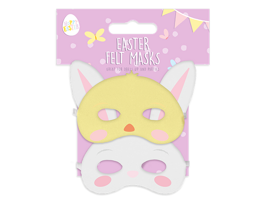 Easter Felt Character Mask 2pk