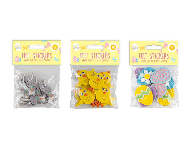 Easter Felt Sticker 10pk