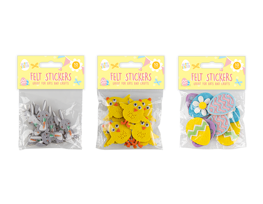 Easter Felt Sticker 10pk