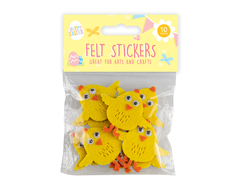 Easter Felt Sticker 10pk