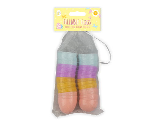 Easter Fillable Eggs 12 Pack