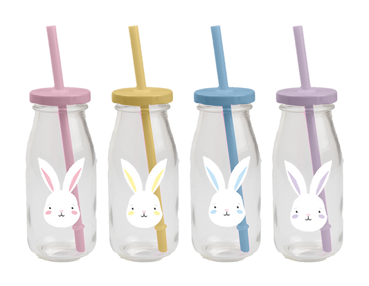 Easter Milk Bottle & Straw