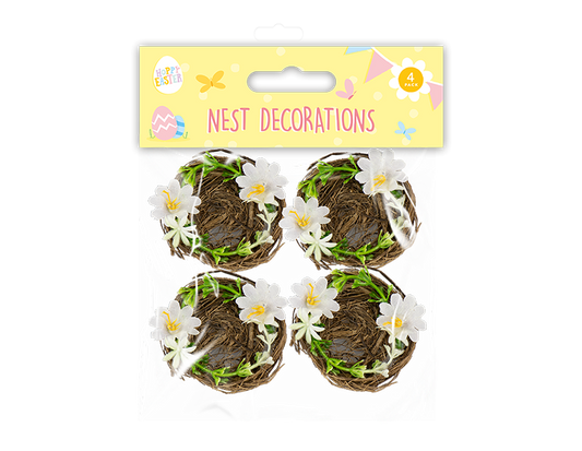 Easter Nest Decorations 4pk