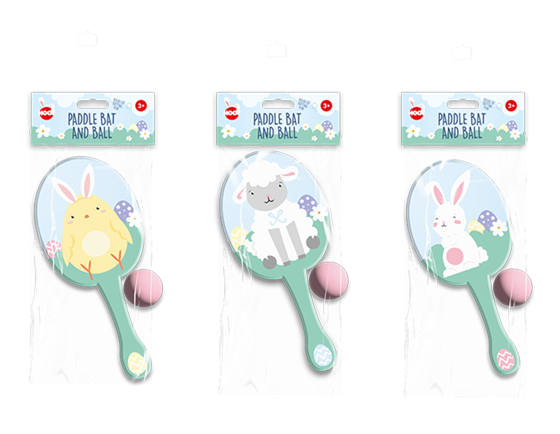Easter Paddle Bat & Ball