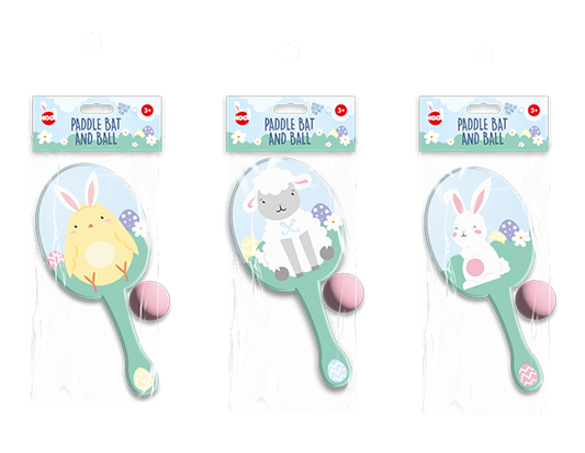 Easter Paddle Bat & Ball
