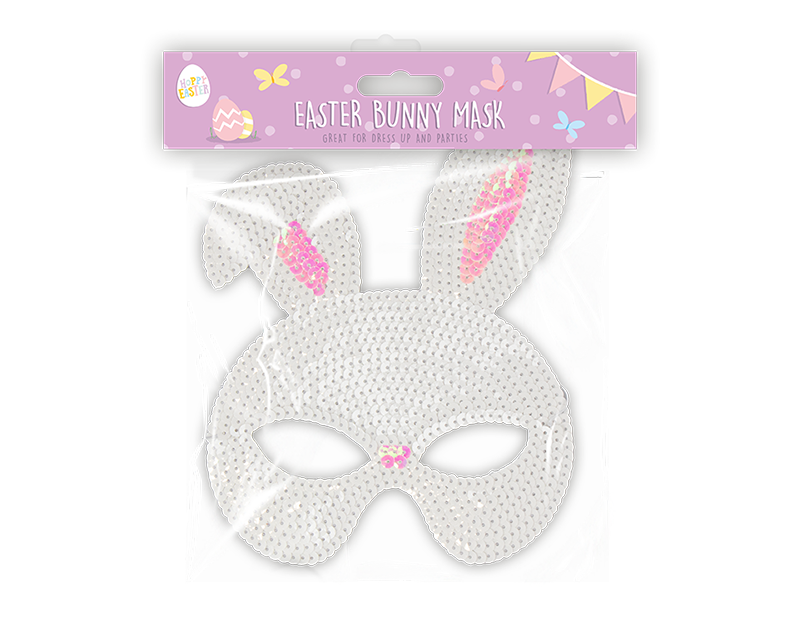 Easter Sequin Bunny Mask