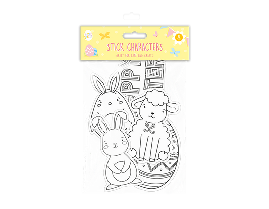 Easter Stick Characters 5pk