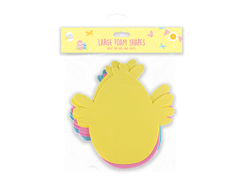 Easter Large Foam Shapes 6pk