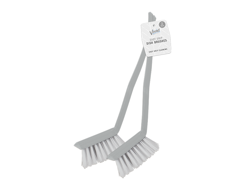 Easy Grip Dish Brushes - 2 Pack