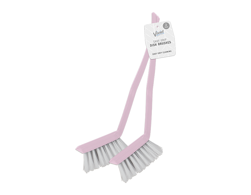 Easy Grip Dish Brushes - 2 Pack