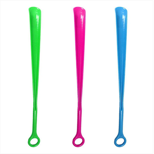 Easy Shoe Care Plastic Shoe Horn In Assorted Colours 44cm Home
