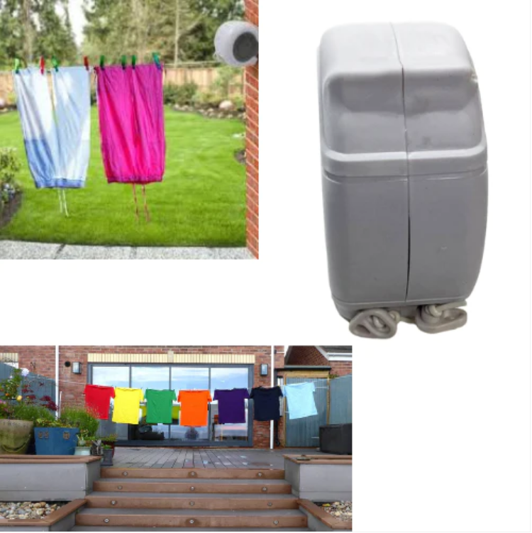Easy To Install Retractable Washing Line 26 Metre Home Outdoors