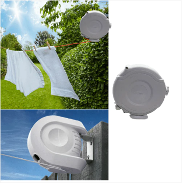 Easy To Install Retractable Washing Line 26 Metre Home Outdoors