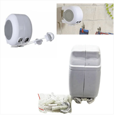 Easy To Install Retractable Washing Line 26 Metre Home Outdoors