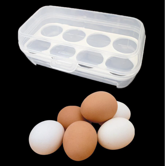 Egg Preservation Plastic Case Box Holds 8 Eggs Home Kitchen