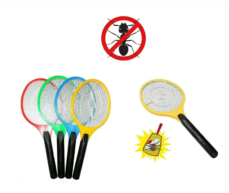 Electric Mosquito Swatter Powerful High Quality Racket Style Insect Bat 50cm