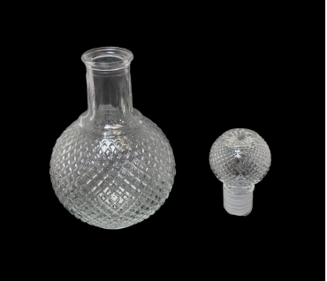 Elegant Glass Pouring Bottle Oil Drizzler Seasonings Bottle Vinegar Pourer 150ml