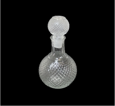 Elegant Glass Pouring Bottle Oil Drizzler Seasonings Bottle Vinegar Pourer 150ml