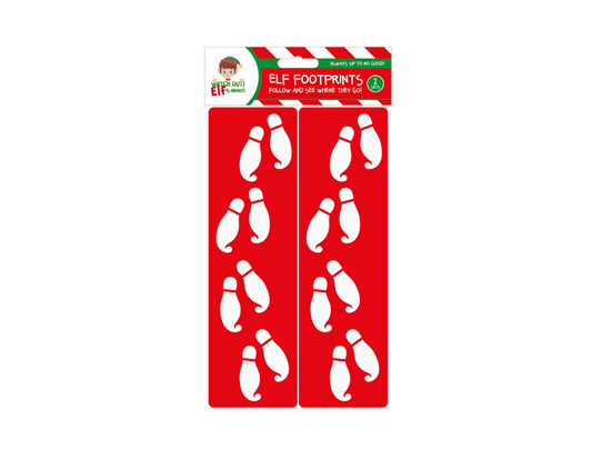Elf Footprint Stencils - 2 Pack