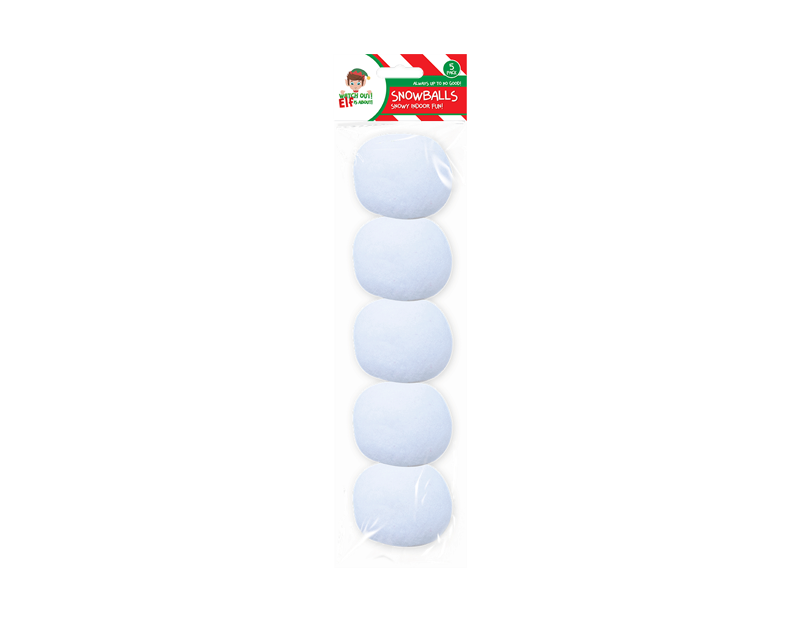Elf Indoor Snowballs - 5 Pack