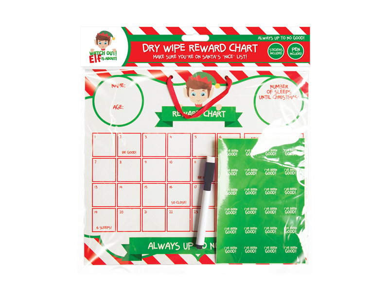 Elves Chart Elf Reward Chart – Alice Hopkins