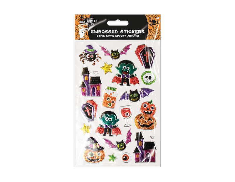 Embossed Foil Halloween Stickers
