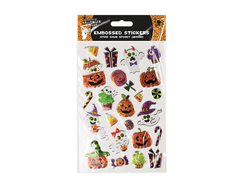 Embossed Foil Halloween Stickers