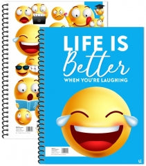 Emoji Spiral Notebook 20x28cm