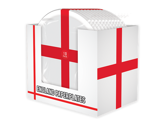 England Paper Plates 10pk PDQ