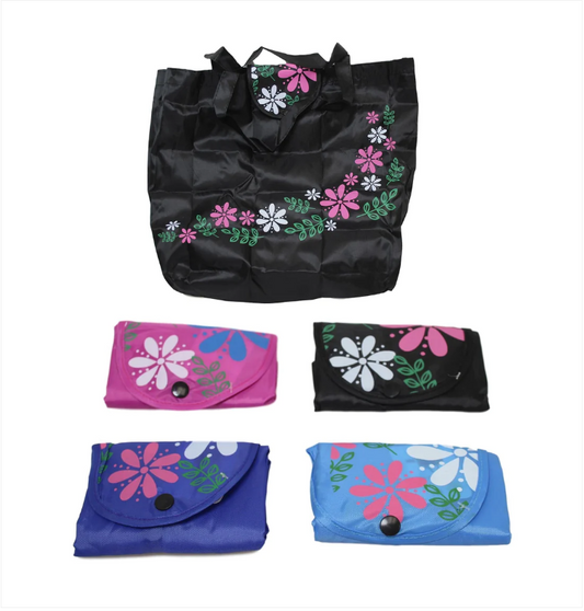 Expandable 2 in 1 Pocket Shopping Bag Carry Bag Assorted Colours x 1