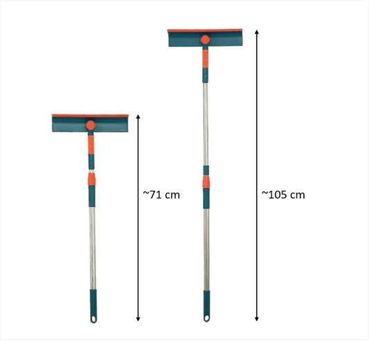 Extendable Window Squeegee Wiper 28 x 71 / 105 cm
