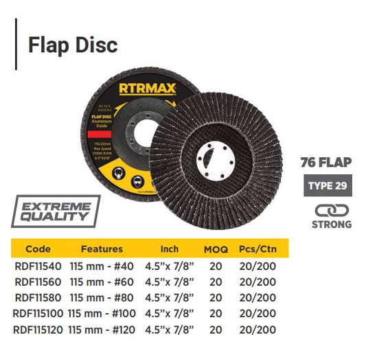 FLAP DISC 115x22.2 120#