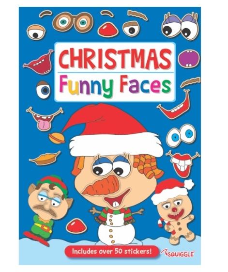 Christmas Funny Face Sticker Book