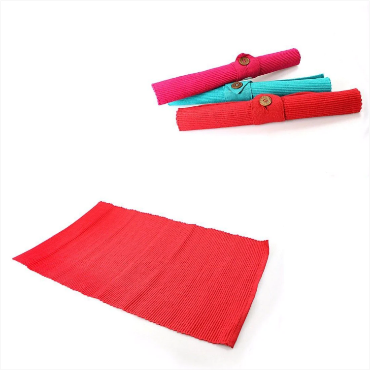 Fabric Kitchen Dining Placemat 45 x 31 cm Assorted Colours