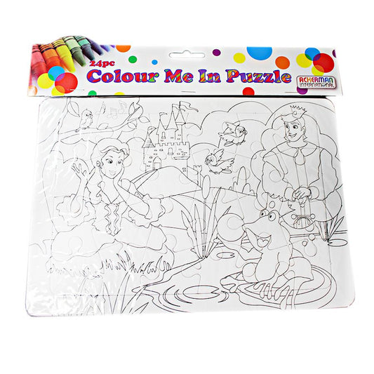 Fairytale Colour Me In Puzzle Jigsaw 24 Pieces
