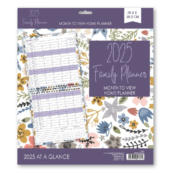 Family Planner, 28.5 x 28.5cm